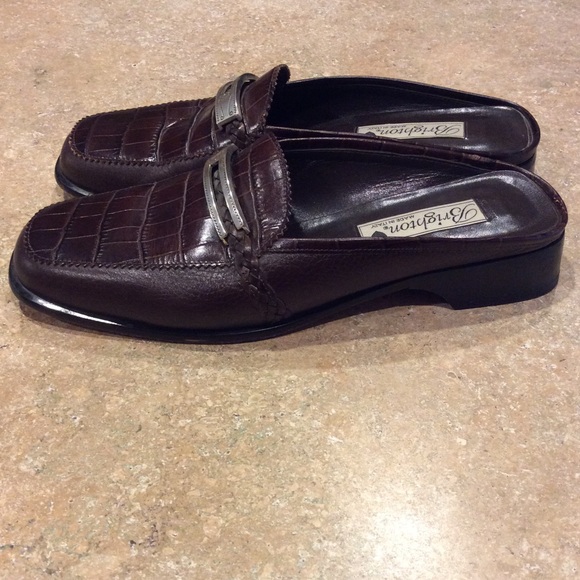 BRIGHTON “JODI” LEATHER MULES - Picture 2 of 9